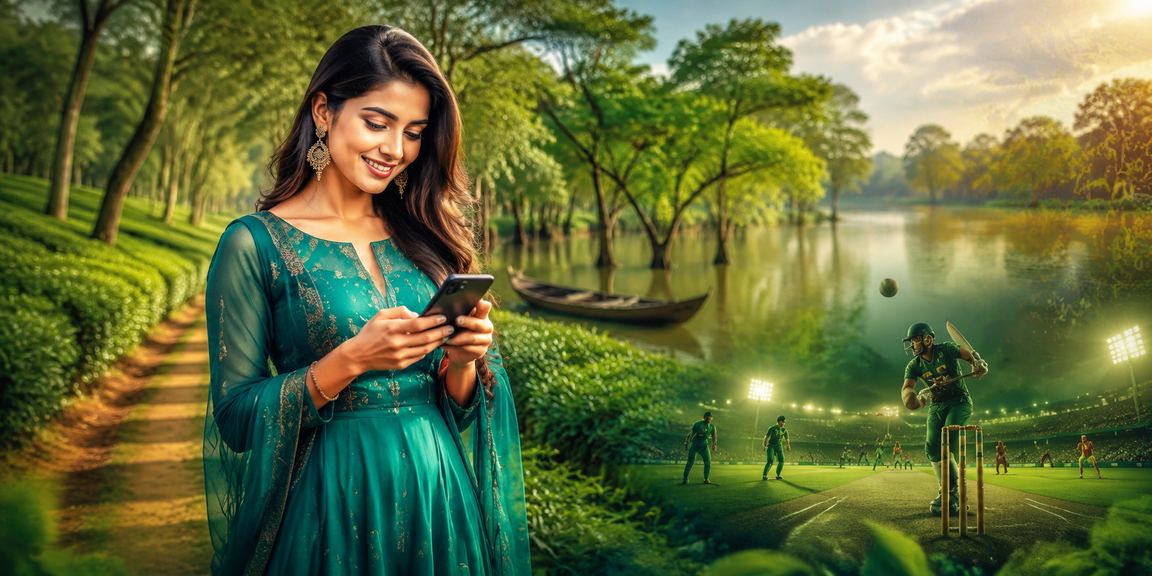 সিলেটের চা বাগানের পটভূমিতে ক্রিকেট বেটিং — ce3 স্পোর্টস প্রোমোশন